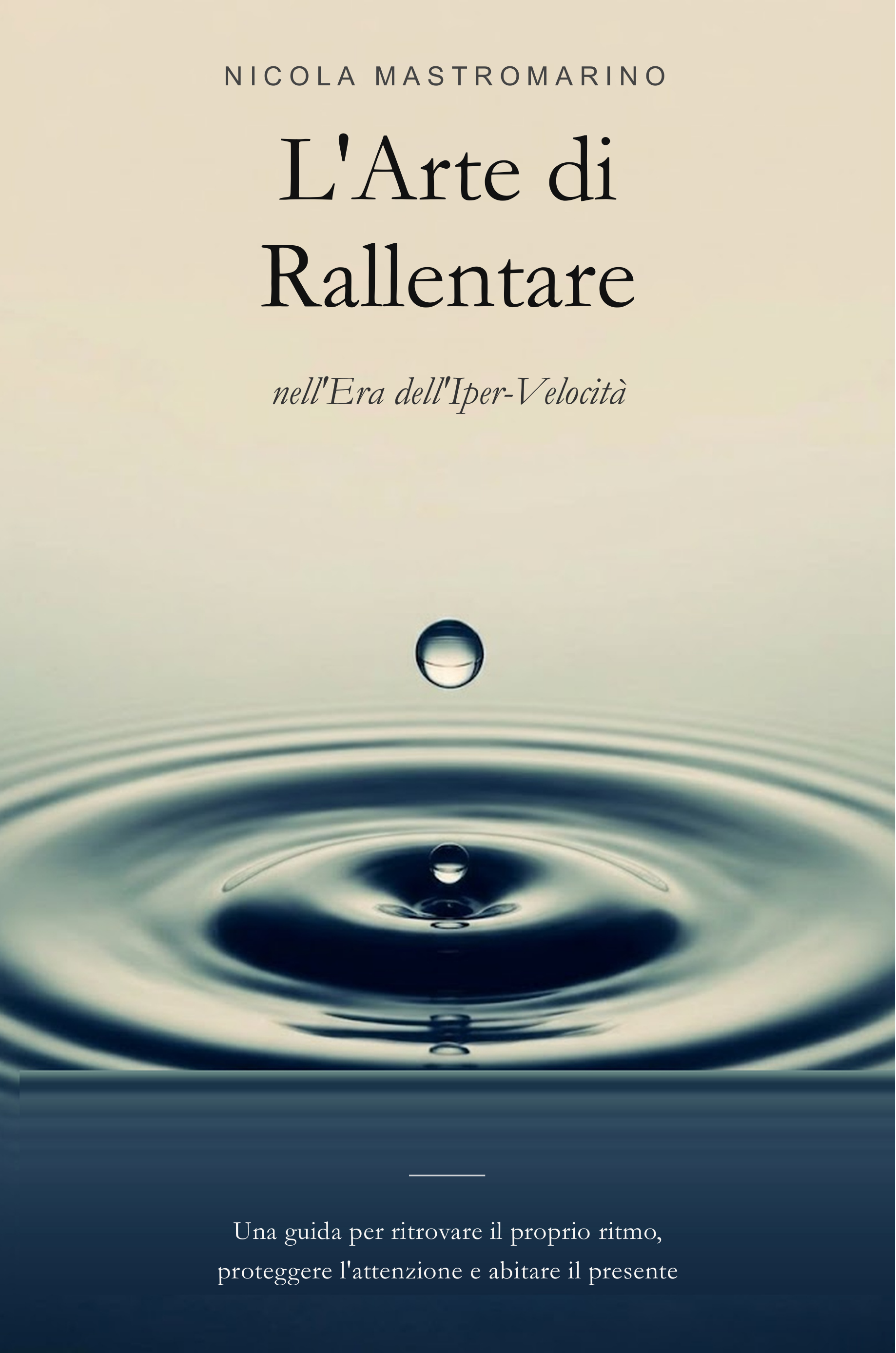 Copertina: L'Arte di Rallentare nell'Era dell'Iper-Velocità di Nicola Mastromarino